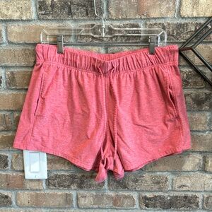 Pink athletic shorts. Size large